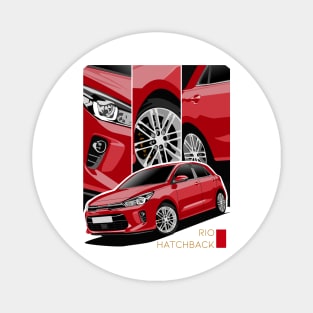 Rio Hatchback 2019 Magnet